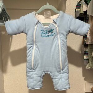 Baby Blue Magic Sleepsuit